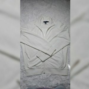 Ralph Lauren XL white cotton windbreaker